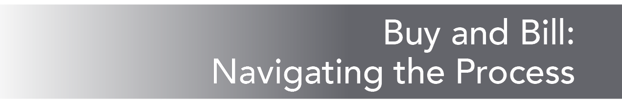 Buy and Bill  Navigating the Proces